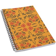 Floral Folk Damask Pattern  5 5  X 8 5  Notebook by Eskimos