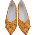 Floral folk damask pattern  Women s Bow Heels View1