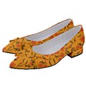 Floral folk damask pattern  Women s Bow Heels View2