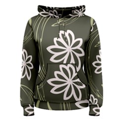 Folk Flowers Print Floral Pattern Ethnic Art Women s Pullover Hoodie by Eskimos