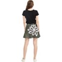 Folk flowers print Floral pattern Ethnic art Waistband Skirt View2