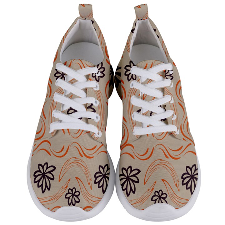 Folk flowers print Floral pattern Ethnic art Men s Lightweight Sports Shoes