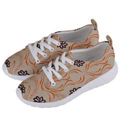 Folk Flowers Print Floral Pattern Ethnic Art Women s Lightweight Sports Shoes by Eskimos