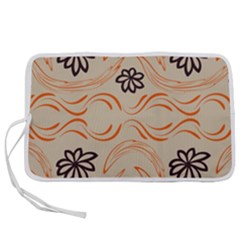 Folk Flowers Print Floral Pattern Ethnic Art Pen Storage Case (l) by Eskimos