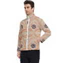 Folk flowers print Floral pattern Ethnic art Men s Bomber Jacket View3