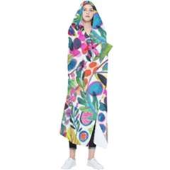 Floral Wearable Blanket by Sparkle