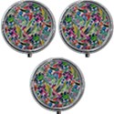 Floral Mini Round Pill Box (Pack of 3) View1