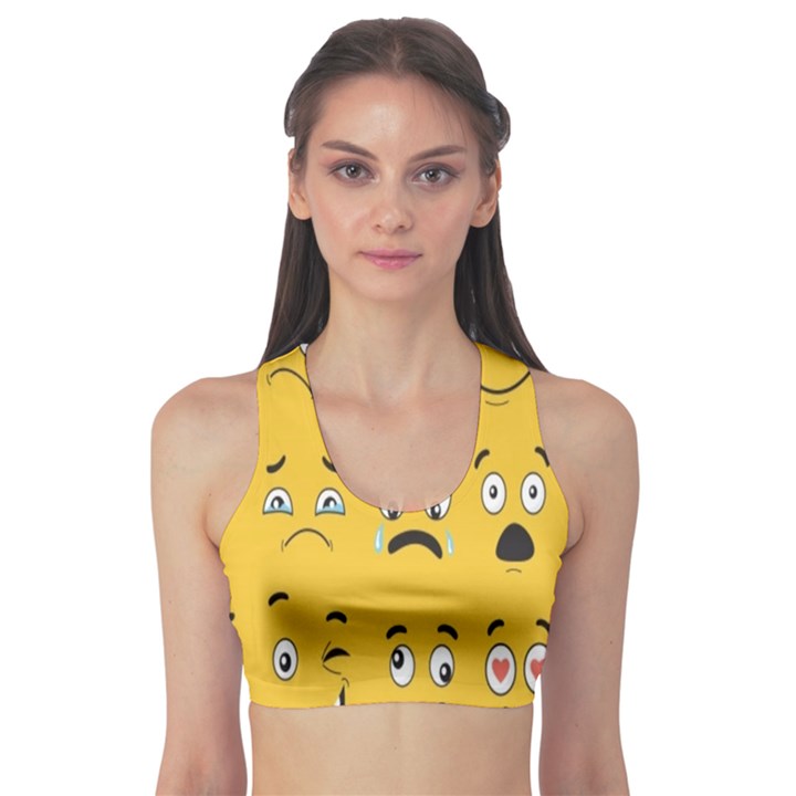 Emojis Sports Bra