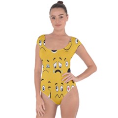 Emojis Short Sleeve Leotard  by Sparkle