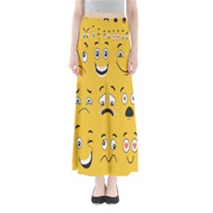 Emojis Full Length Maxi Skirt by Sparkle