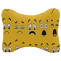 Emojis Velour Seat Head Rest Cushion View1