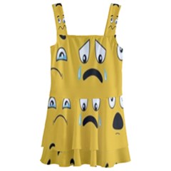 Emojis Kids  Layered Skirt Swimsuit by Sparkle