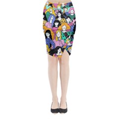 Women Midi Wrap Pencil Skirt by Sparkle