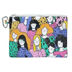 Women Canvas Cosmetic Bag (xl) by Sparkle