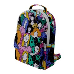 Women Flap Pocket Backpack (large) by Sparkle