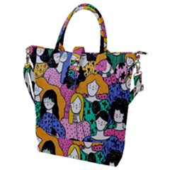 Women Buckle Top Tote Bag by Sparkle