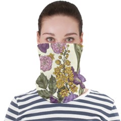 Spring Floral Face Seamless Bandana (adult) by Sparkle