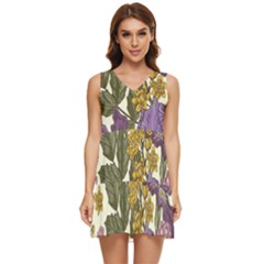 Spring Floral Tiered Sleeveless Mini Dress by Sparkle