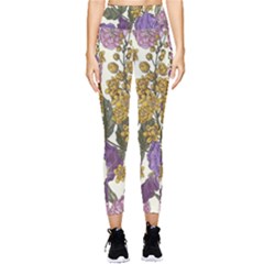 Spring Floral Pocket Leggings 