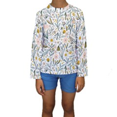 Floral Kids  Long Sleeve Swimwear