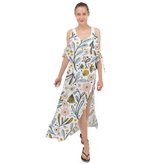 Floral Maxi Chiffon Cover Up Dress by Sparkle