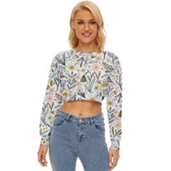 Floral Lightweight Long Sleeve Sweatshirt