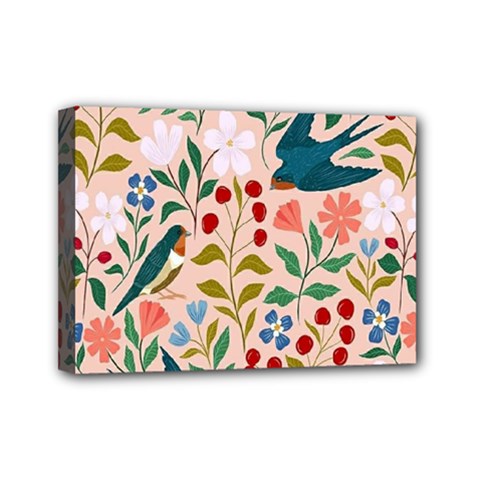 Floral Mini Canvas 7  X 5  (stretched) by Sparkle