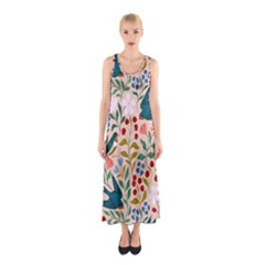 Floral Sleeveless Maxi Dress by Sparkle