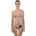 Floral Wrap Around Bikini Set View1