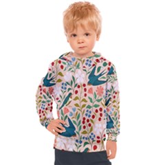 Floral Kids  Hooded Pullover by Sparkle