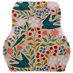 Floral Car Seat Velour Cushion  by Sparkle