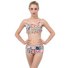 Floral Layered Top Bikini Set by Sparkle