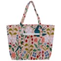 Floral Zip Up Canvas Bag View3