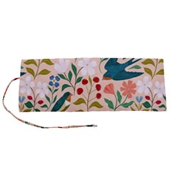 Floral Roll Up Canvas Pencil Holder (s) by Sparkle