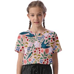 Floral Kids  Basic Tee by Sparkle