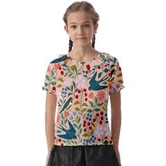 Floral Kids  Frill Chiffon Blouse by Sparkle