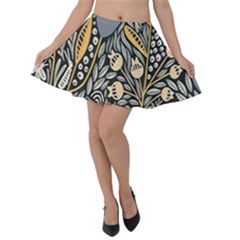 Floral Velvet Skater Skirt by Sparkle