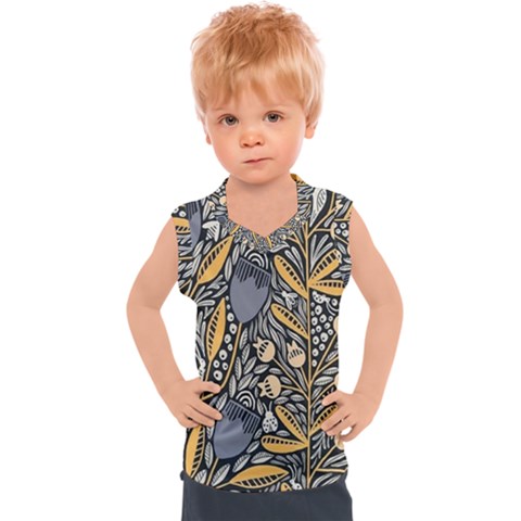 Floral Kids  Sport Tank Top by Sparkle