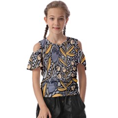 Floral Kids  Butterfly Cutout Tee