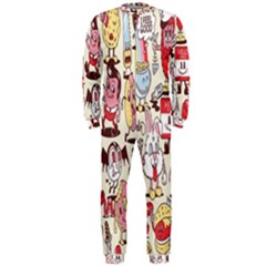 Retro Food Onepiece Jumpsuit (men) by Sparkle