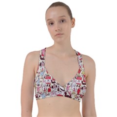 Retro Food Sweetheart Sports Bra by Sparkle