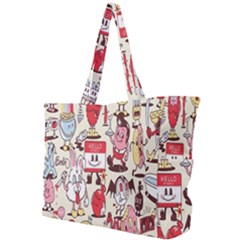 Retro Food Simple Shoulder Bag by Sparkle