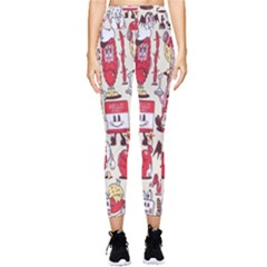 Retro Food Pocket Leggings 