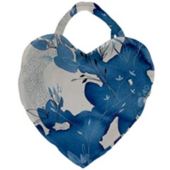 Floral Giant Heart Shaped Tote by Sparkle