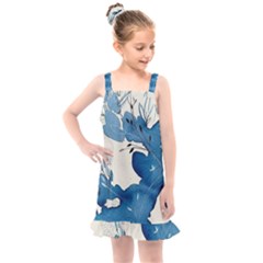 Floral Kids  Overall Dress by Sparkle