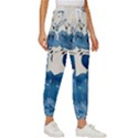 Floral Cropped Drawstring Pants View3