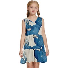 Floral Kids  Sleeveless Tiered Mini Dress