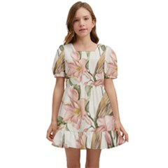 Floral Kids  Short Sleeve Dolly Dress