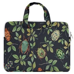 Nature With Bugs Macbook Pro 16  Double Pocket Laptop Bag  by Sparkle