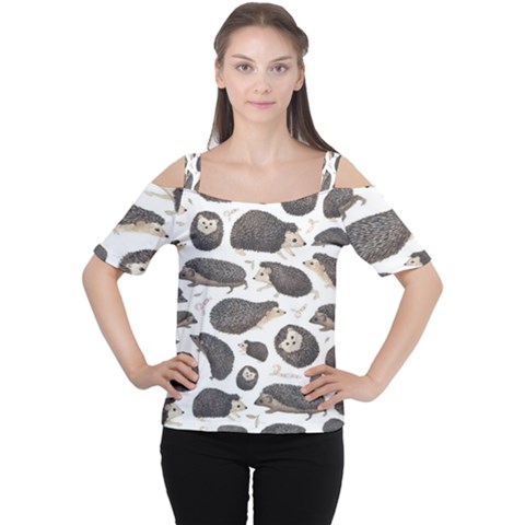 Hedgehog Cutout Shoulder Tee by Sparkle